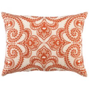 home living - Orange DL Rhein Amalfi Persimmon Embroidered Linen Pillow.jpg